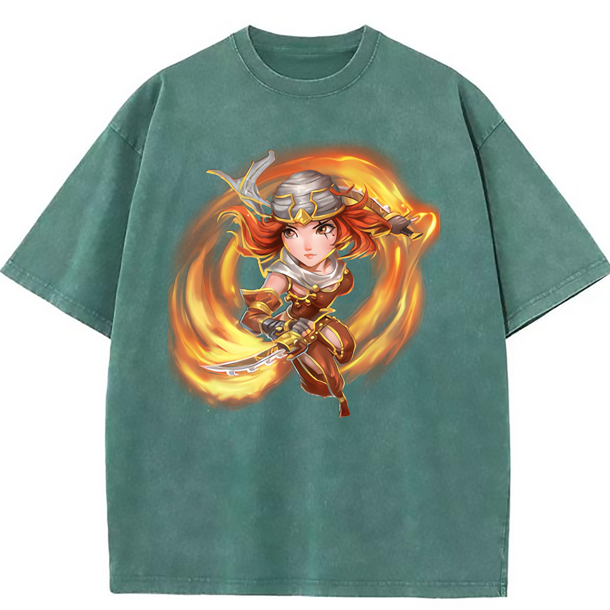 （画像用） リーグ・オブ・レジェンド League of Legends LOL 綿100% ヴィンテージ風 半袖Tシャツ（フロントプリント）